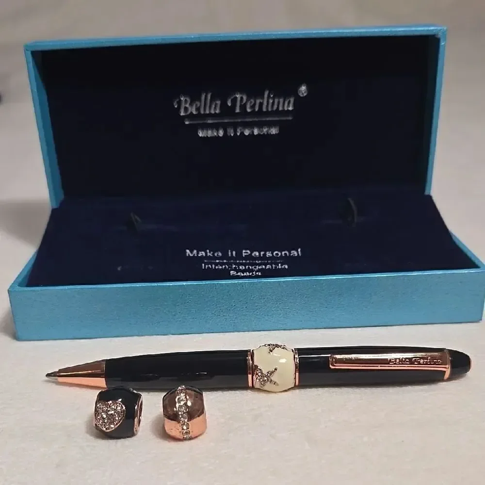 Bella Perlina Black Ink Pen